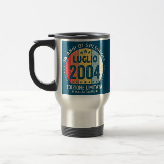 Mug De Voyage 18 Ans Juillet 2004 Thème italien 18ème