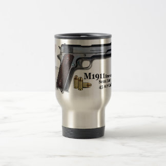 Mug De Voyage 1911 brunissant M1911 le pistolet semi automatique