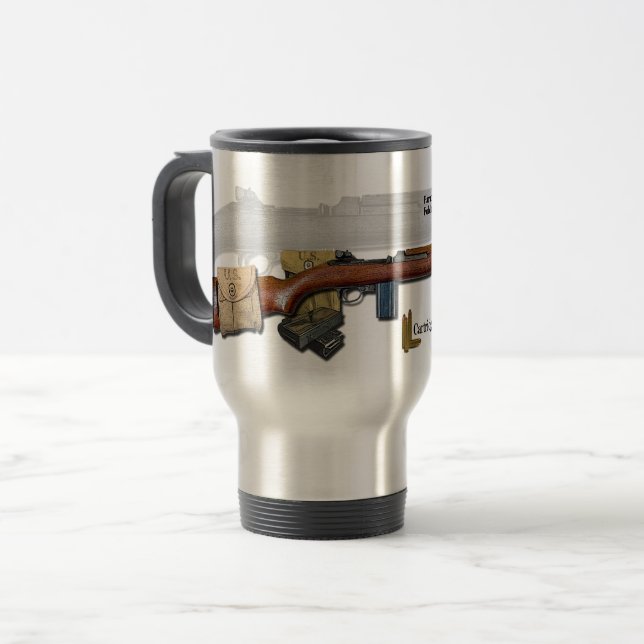 Mug De Voyage 1938 M1 carabine semi-automatique intérieure 2 (Devant gauche)
