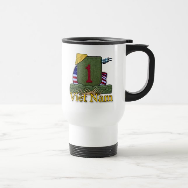 Mug De Voyage 1ère division d'infanterie anciens combattants vie (Droite)