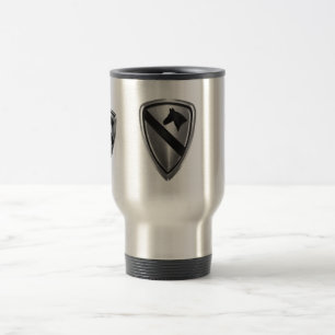 Mug De Voyage 1re division de cavalerie Conception de patchs en