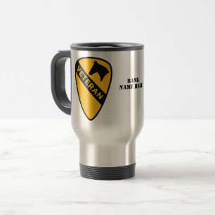 Mug De Voyage 1re Division de cavalerie - Vétéran (États-Unis)