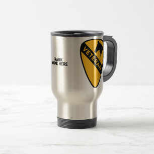 Mug De Voyage 1re division de cavalerie Vétérinaire Personnalisa