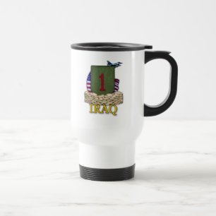 Mug De Voyage 1re division d'infanterie Iraq Fort Riley Veterans