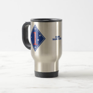 Mug De Voyage 1re division maritime personnalisée