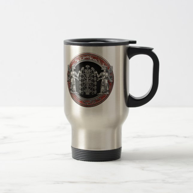 Mug De Voyage [200] Deux Ninurtas d'argent avec arbre de vie (Droit)