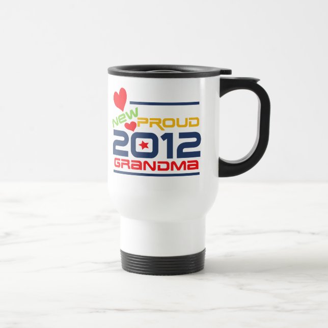 Mug De Voyage 2012 T-shirts et cadeaux fiers de grand-maman (Droite)
