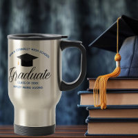 2025 Graduation Blue Gold Custom High School Nom