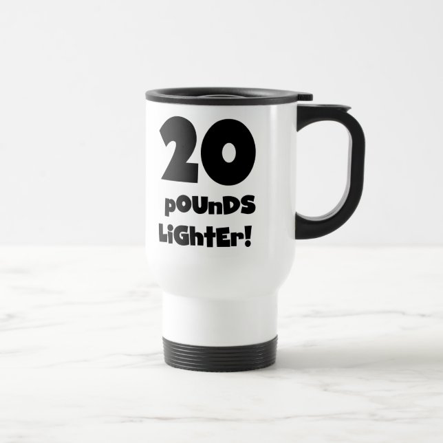 Mug De Voyage 20 Livres Plus Léger (Droite)