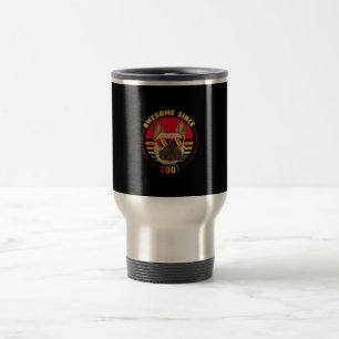 Mug De Voyage 20e anniversaire français bulldog génial depuis 20