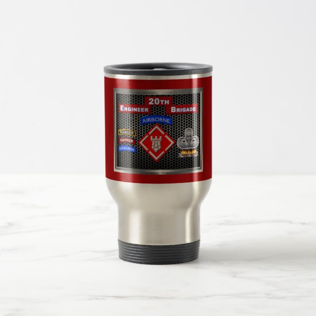 Mug De Voyage 20e brigade d'ingénieurs aéroportée (Centre)