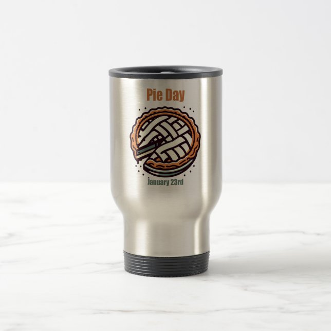 Mug De Voyage 23 janvier - Jour des tartes (Centre)