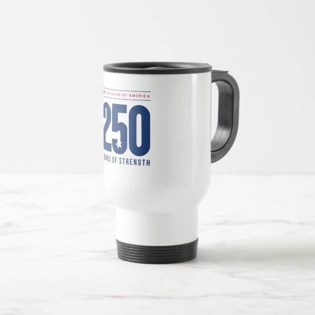 Mug De Voyage 250 Years of Strength (Devant droit)