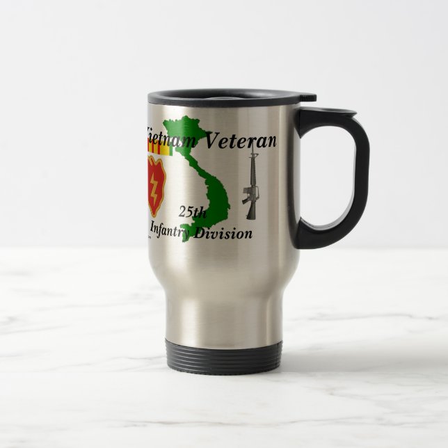 Mug De Voyage 25ème Vétérinaire tm/1 de division Vietnam de FNI (Droit)