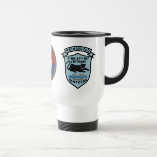 Mug De Voyage 2/47th Corrections de panthère d'infanterie et