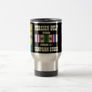 MUG DE VOYAGE 2 ÉTOILES DE CAMPAGNE PERSIAN GULF VETERAN