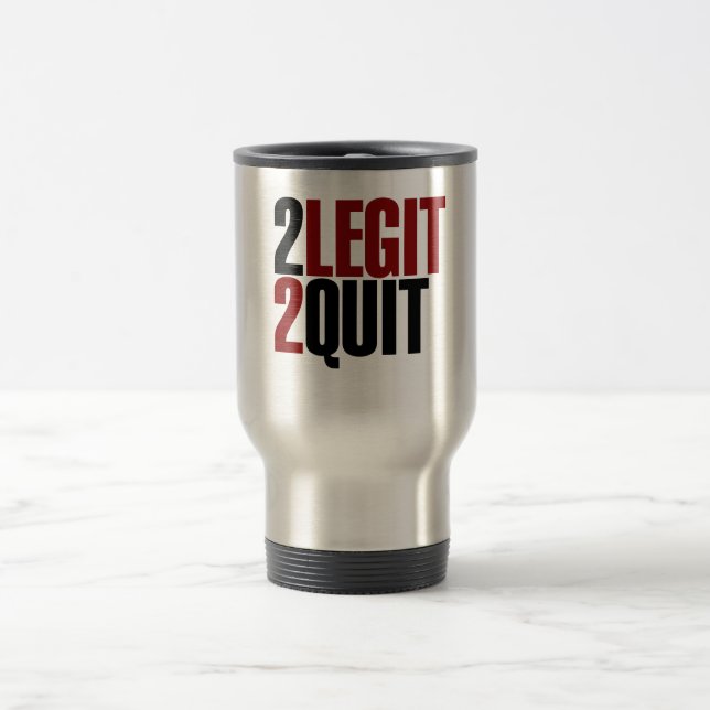 Mug De Voyage 2 Legit 2 Quit Funny 80s (Centre)