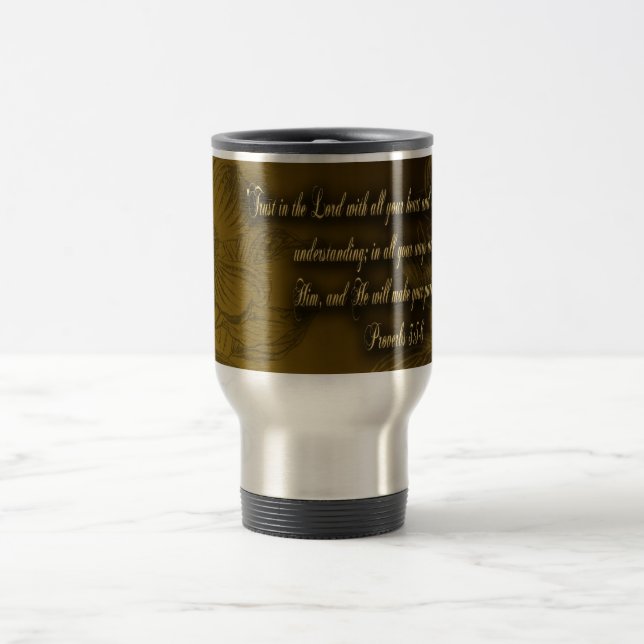 Mug De Voyage 3:5 de proverbes - 6 (Centre)