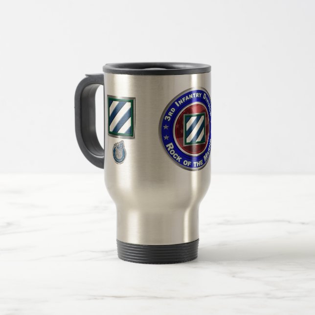 Mug De Voyage 3e division d'infanterie Rocher de la Marne ! (Devant gauche)