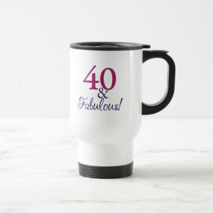Mug De Voyage 40 et fabuleux (quarantième anniversaire)