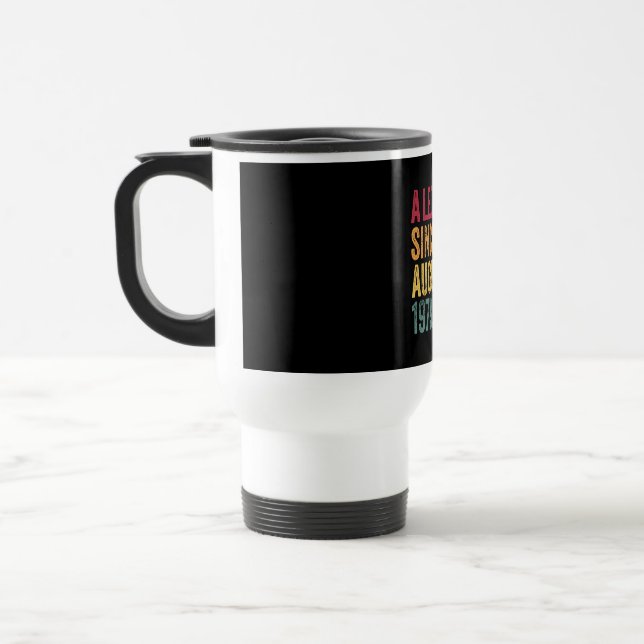 Mug De Voyage 40E Cadeau Anniversaire Août 1979 Hommes Drôle 40 (Gauche)