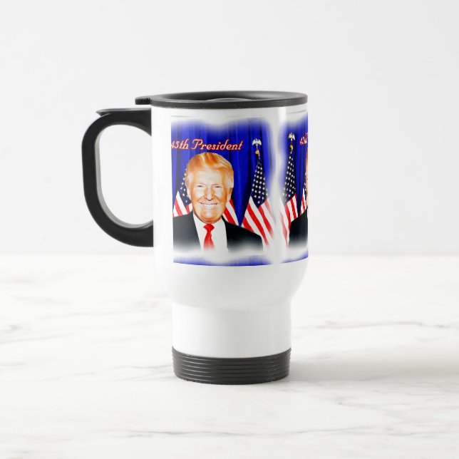 Mug De Voyage 45e Président-Donald Trump _ (Gauche)