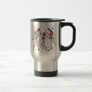 Mug De Voyage 4 juillet Skeletons dansants
