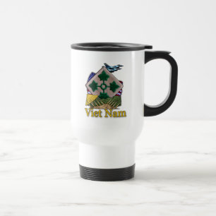 Mug De Voyage 4e division d'infanterie anciens combattants vietn