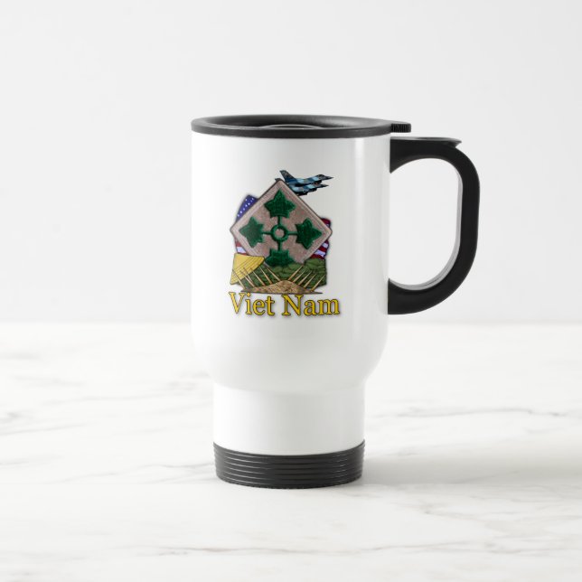Mug De Voyage 4e division d'infanterie anciens combattants vietn (Droite)