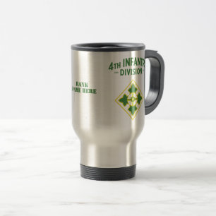 Mug De Voyage 4e insigne de division d'infanterie