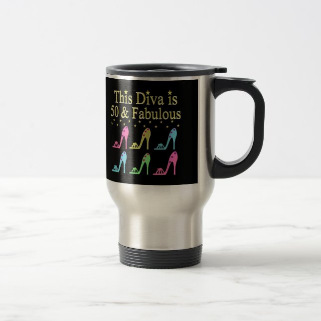 MUG DE VOYAGE 50 ET FABULEUSE CHAUSSÉE REINE (Droit)