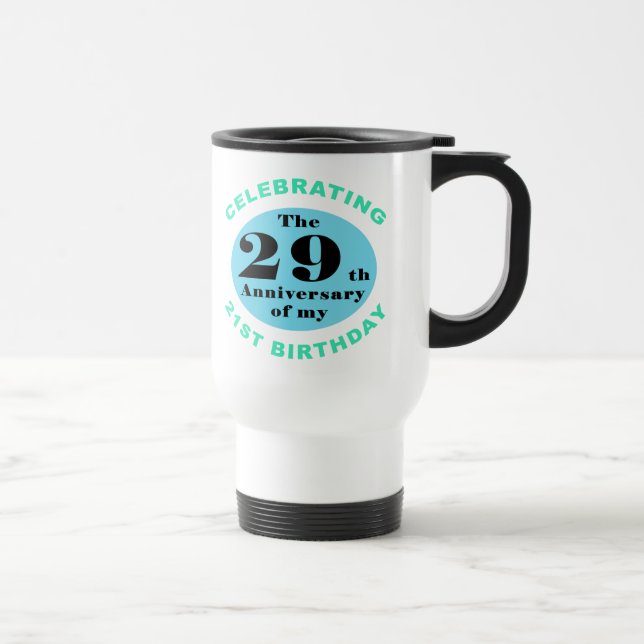 Mug De Voyage 50e Humour d'anniversaire (Droite)