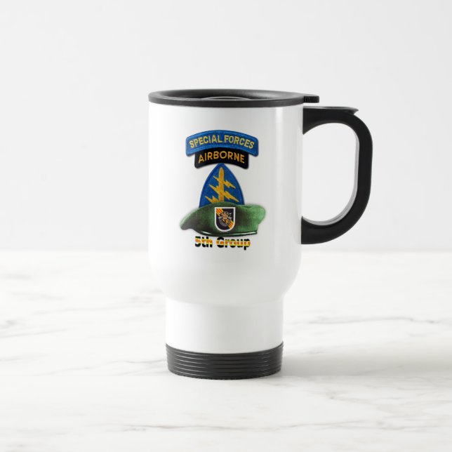 Mug De Voyage 5e Groupe des forces spéciales Berets verts SFG SF (Droite)