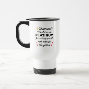 Mug De Voyage 60ème anniversaire du Mariage I - Diamond Funny Co