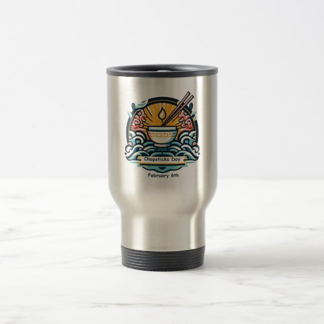 Mug De Voyage 6 février - Jour des baguettes (Centre)