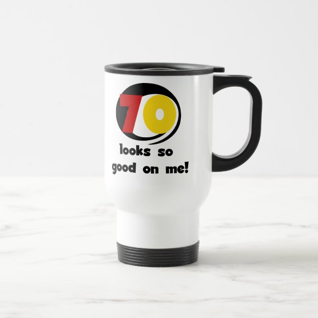 Mug De Voyage 70 T-shirts et cadeaux assez bons pour moi (Droite)