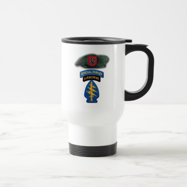 Mug De Voyage 7e Batterie des Bérets verts des forces spéciales (Droite)