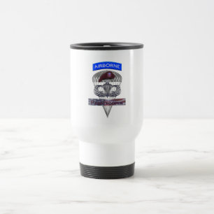 Mug De Voyage 82e chasseur principal aéroporté avec drapeau amér