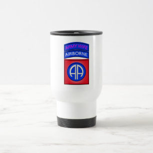 Mug De Voyage 82e division aéroportée "Parachutiste épouse"