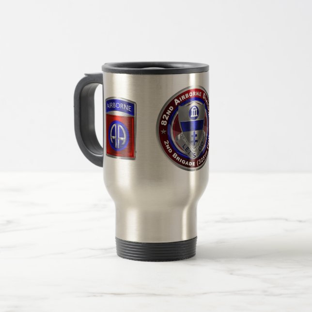 Mug De Voyage 82ème Division aéroportée 2ème Brigade 325ème PIR  (Devant gauche)