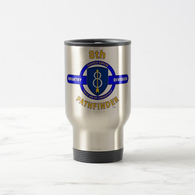 Mug De Voyage 8ème DIVISION d'INFANTERIE "ORIENTEUR " (Centre)