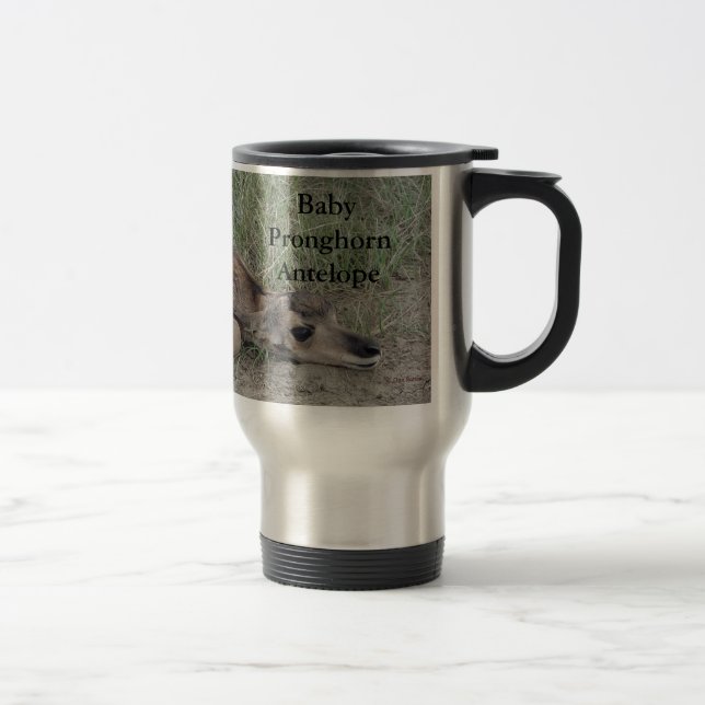 Mug De Voyage A6 Pronghorn Antelope Baby Pronghorn Antelope (Droit)