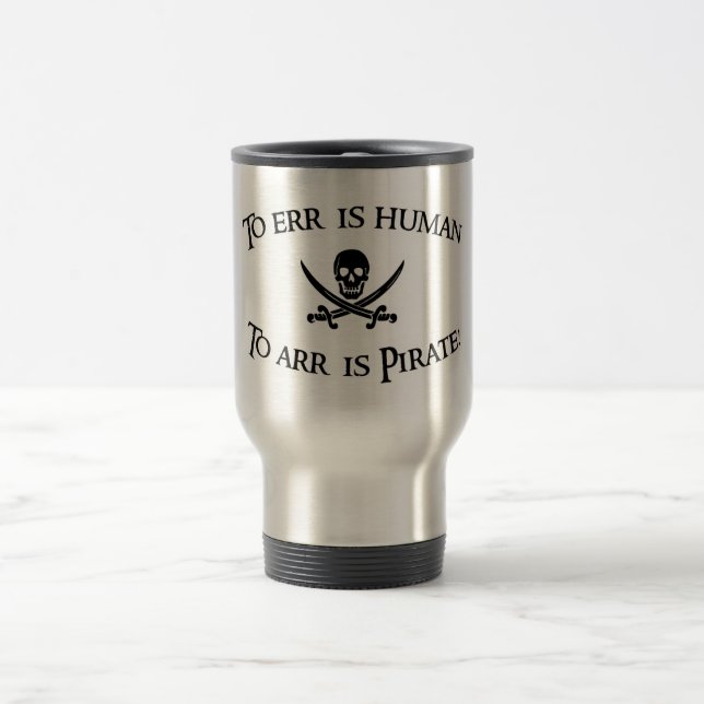 Mug De Voyage À Arr est le pirate ! (Centre)