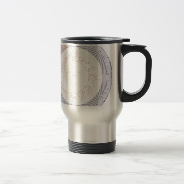 Mug De Voyage A phylogenetic tree of life Chart (Droit)