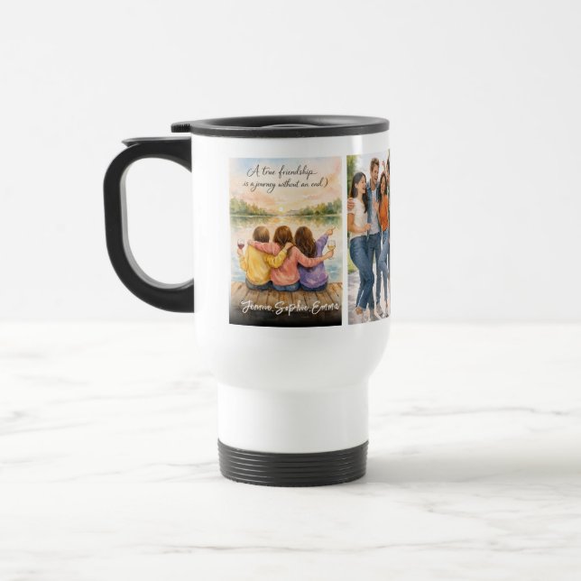 Mug De Voyage A True Friendship | Friendship Day | Inspirational (Gauche)