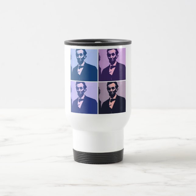 Mug De Voyage Abraham Lincoln Pop Art (Centre)