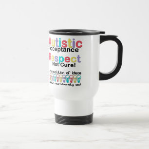 Mug De Voyage Acceptation autistique Respect non guéri