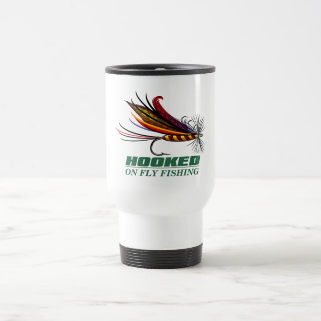 Mug De Voyage Accroché À La Pêche À La Mouche (Centre)