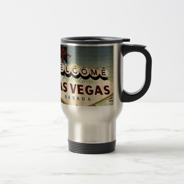 Mug De Voyage Accueil vers Las Vegas (Droit)