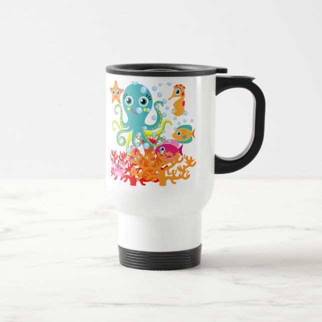 Mug De Voyage Accueil vers l'océan (Droite)